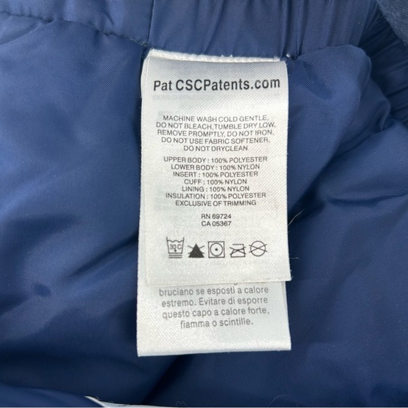 Columbia Baby Boys’ Two Tone Blue Omni-Heat Buga Bib Snow Bibs Size 12-18 Months - Picture 10 of 12